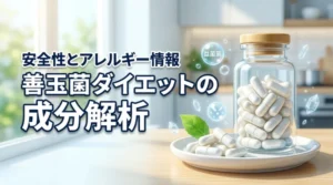 善玉菌プレミアムダイエットの成分は安全？全成分の働きとアレルギー情報を把握