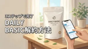 DAILY BASICホエイプロテインの解約方法！3つのステップで完了