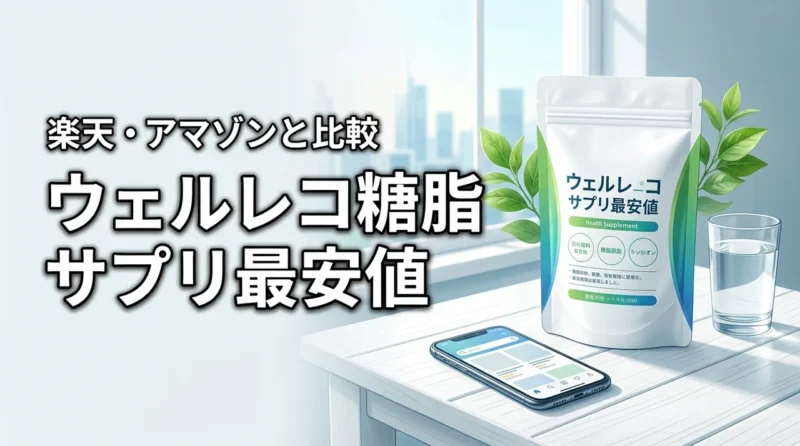 ウェルレコ糖脂サプリはどこで売ってる？楽天やamazonより安く買う方法を公開