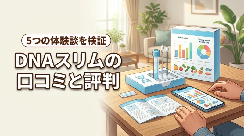DNAスリムの口コミと評判は？効果を実感した5つの体験談から徹底検証