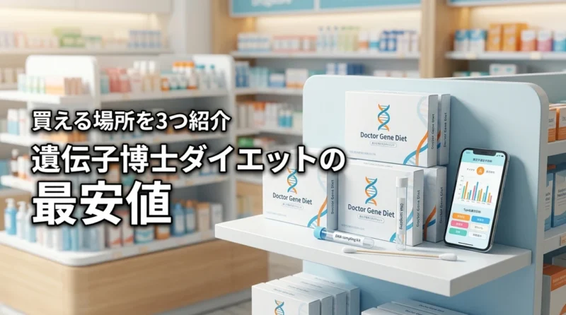 遺伝子博士ダイエットはどこで売ってる？最安値で買える方法を3つ紹介