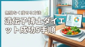 遺伝子博士でのダイエットのやり方は？5ステップで結果を出す具体的な手順