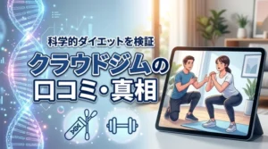 クラウドジムの口コミ・評判は怪しい？科学的ダイエットの結果と真相を徹底検証