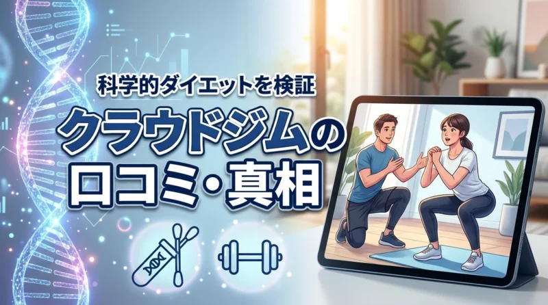 クラウドジムの口コミ・評判は怪しい？科学的ダイエットの結果と真相を徹底検証