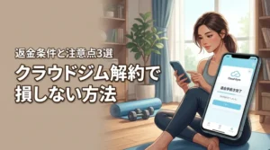 クラウドジムの解約で損しない！返金条件と退会の注意点3選