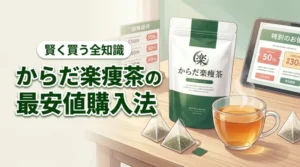 知らないと損！からだ楽痩茶の値段を最安値にする購入方法の全知識
