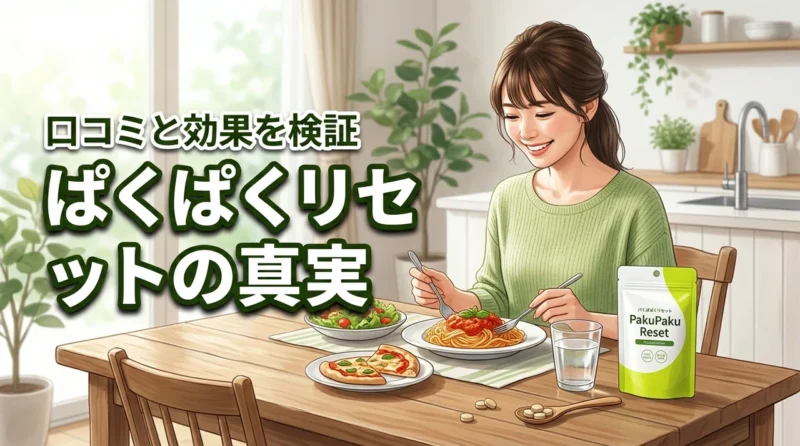 ぱくぱくリセットの口コミや評判はどう？効果を検証した結果を全公開
