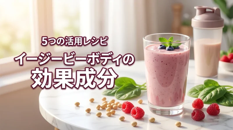 イージービーボディの効果と成分を5選のレシピで解説！理想へ導く理由